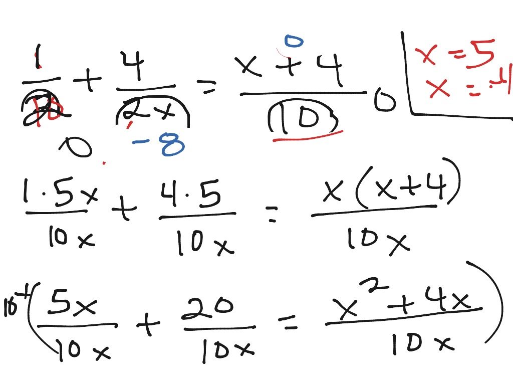 Rational Equation | Math, Algebra 2, solving-equations | ShowMe