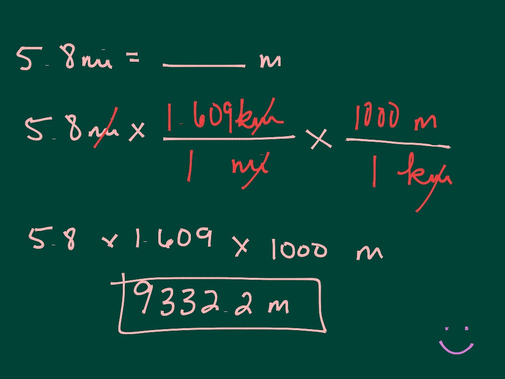 Length Unit Conversion | Math, Dimensional Analysis | ShowMe