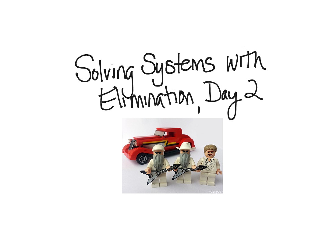 homework 3 solving systems by elimination (day 1)