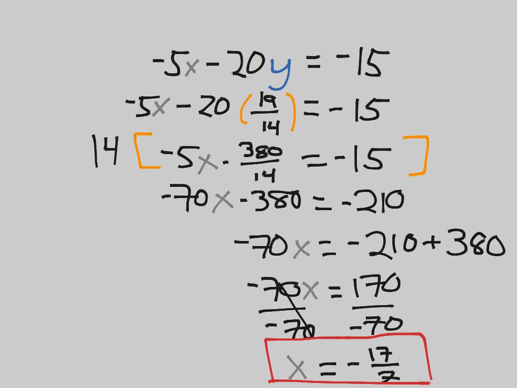 solve equation systems