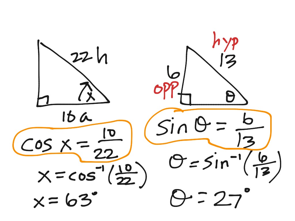 Recap Right Triangle Trig Math Trigonometry Trig Triangles Geometry Showme 2219