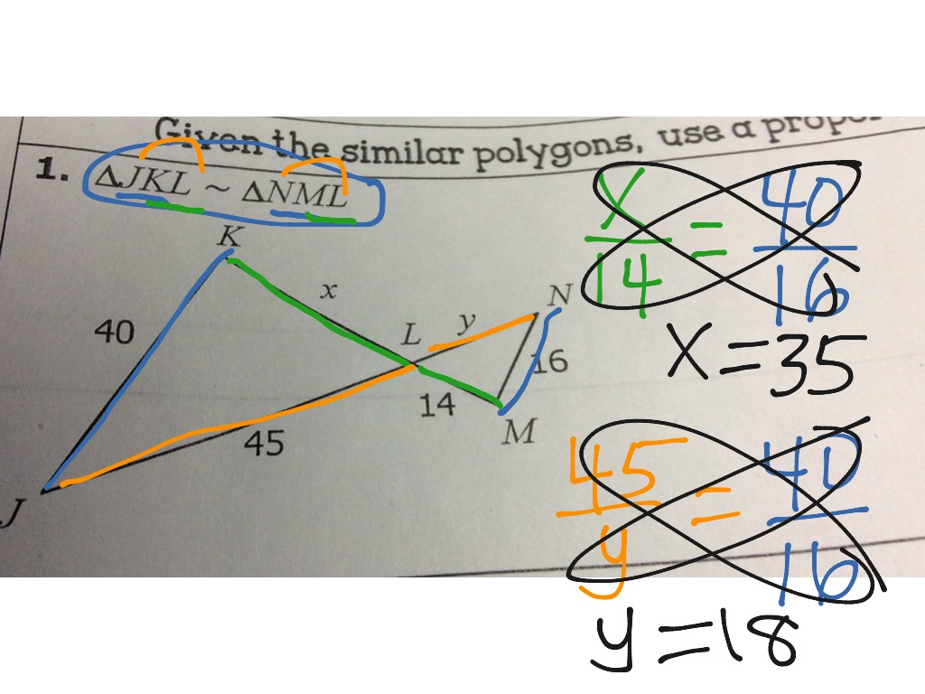 More practice with similar figures #22  Math, High School Math With Regard To Similar Figures Worksheet Answers