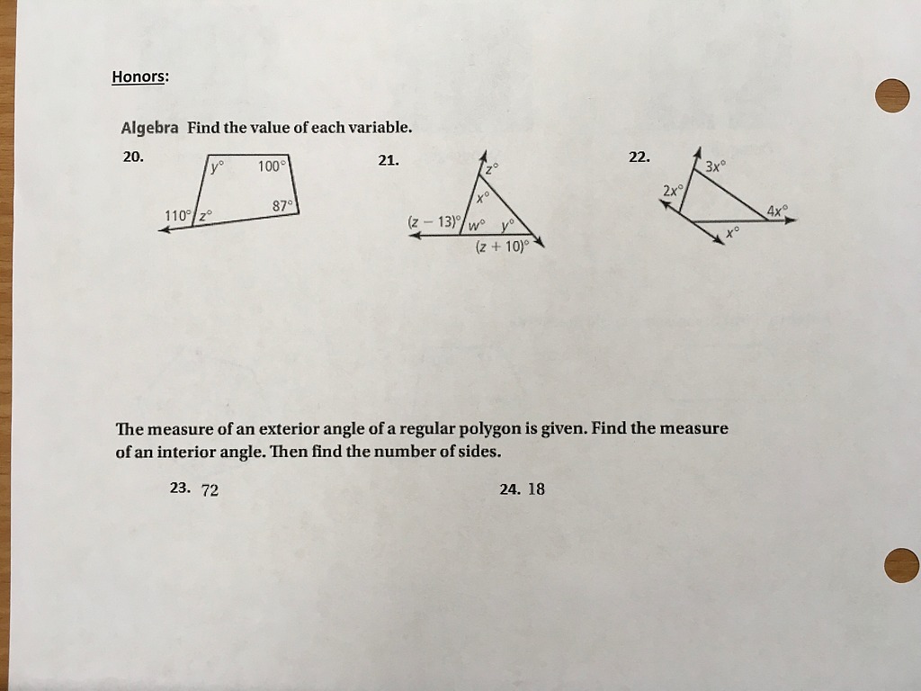 26 Awesome 7 2 practice exterior angle theorem Trend in This Years