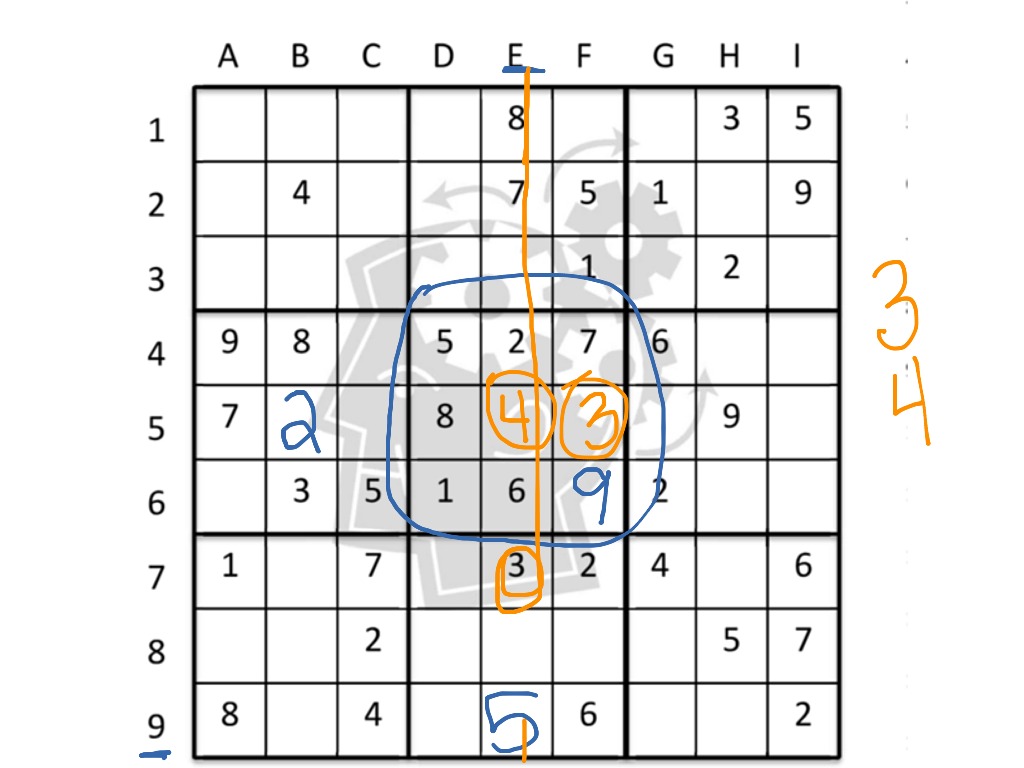 Quadratic Sudoku Answer Key