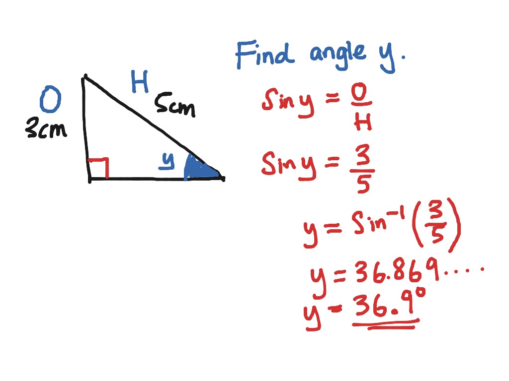 Sin Ratio Math Trigonometry Showme