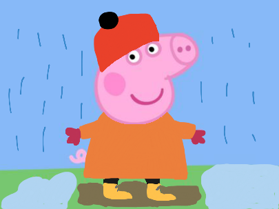 Peppa in rain | Draw, peppa pig | ShowMe