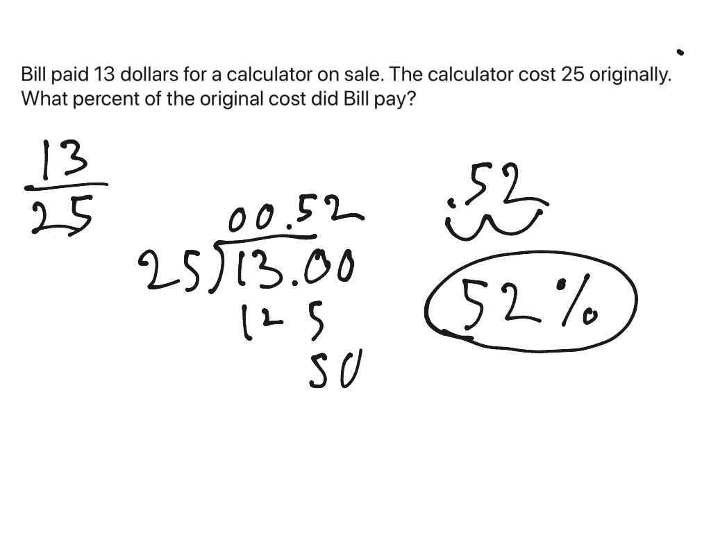 Basic Percentage | Math | ShowMe