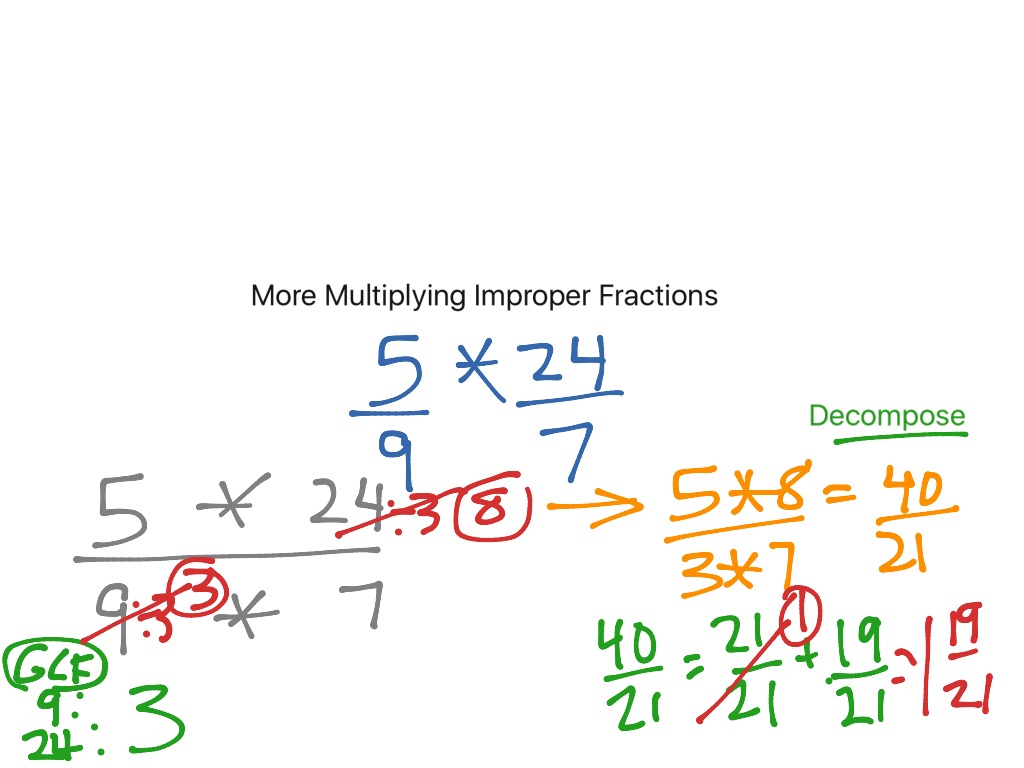 multiplying improper fractions calculator