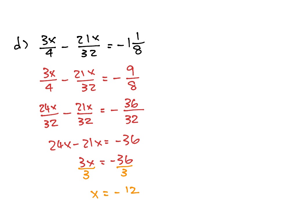 Solving Multi- step Equations | Math, 8th Grade Math, 8.EE.7 | ShowMe