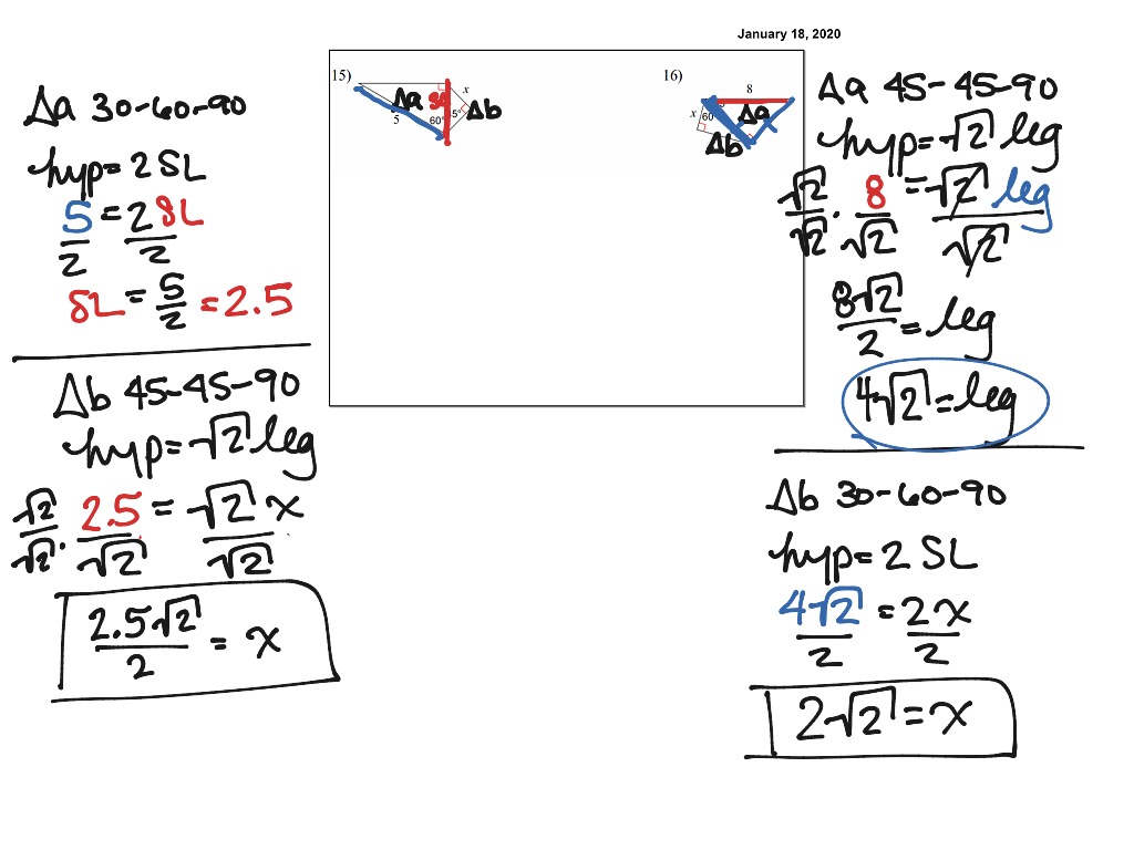 BBE Geometry Lesson 8.2 Notes Video | Math, High School Math, Geometry ...