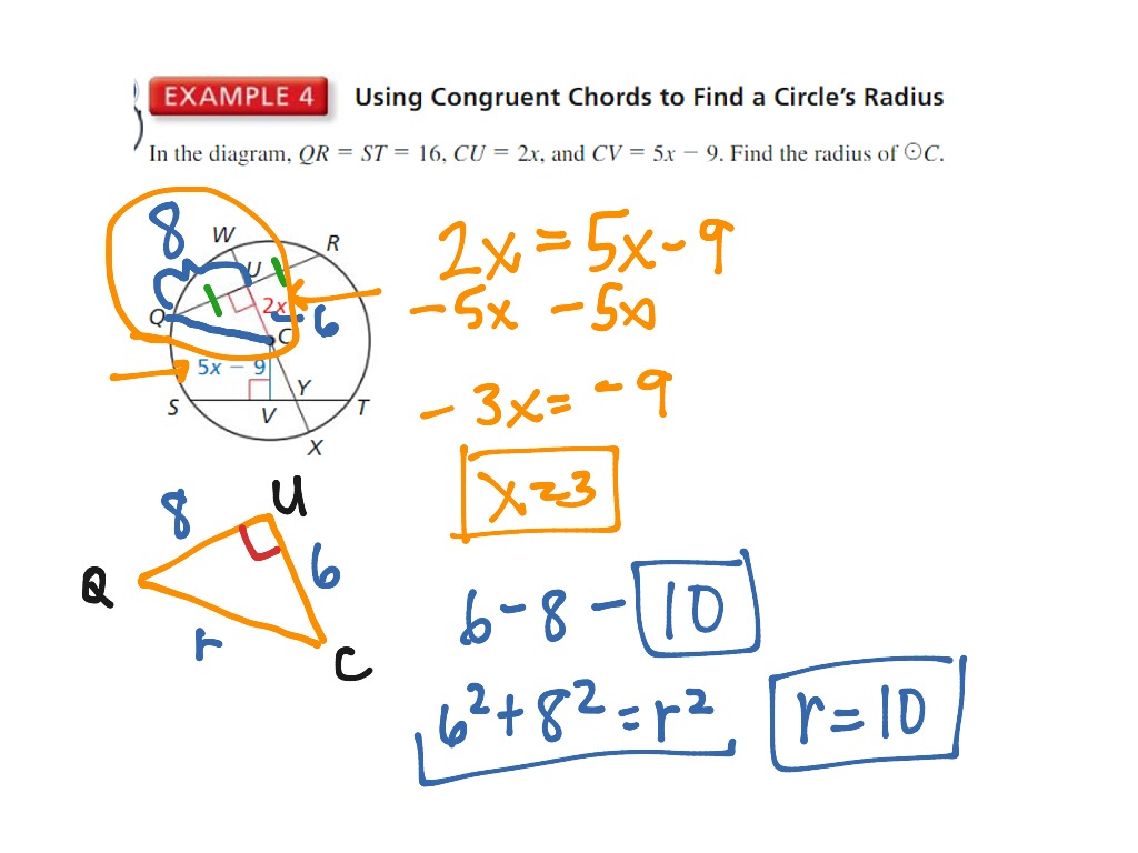 10.3 Using Chords Lesson | Math, High School Math | ShowMe