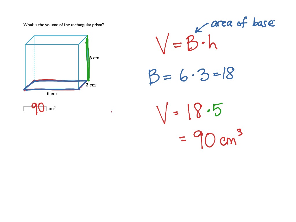 G7 Volume of Prisms | Math, 7th grade math, Middle School Math | ShowMe