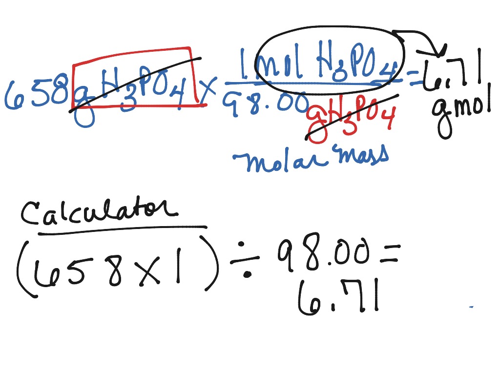 Molar Mass Conversions Answers | Science | ShowMe