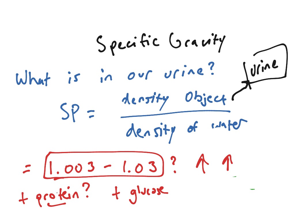 ua specific gravity
