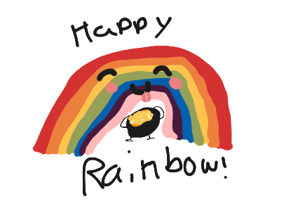 Happy | Art, rainbows, Art Skills, Drawing, Color, Colored Pencil | ShowMe