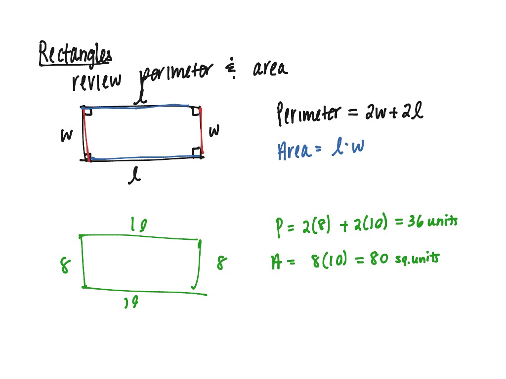 area in math circles in rectangle