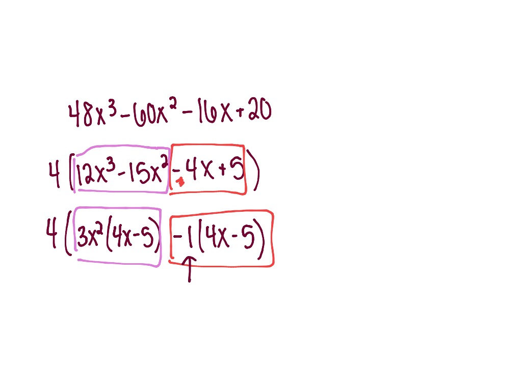 Alg 2 Chapter 6 Factoring By Grouping | Math, Algebra | ShowMe