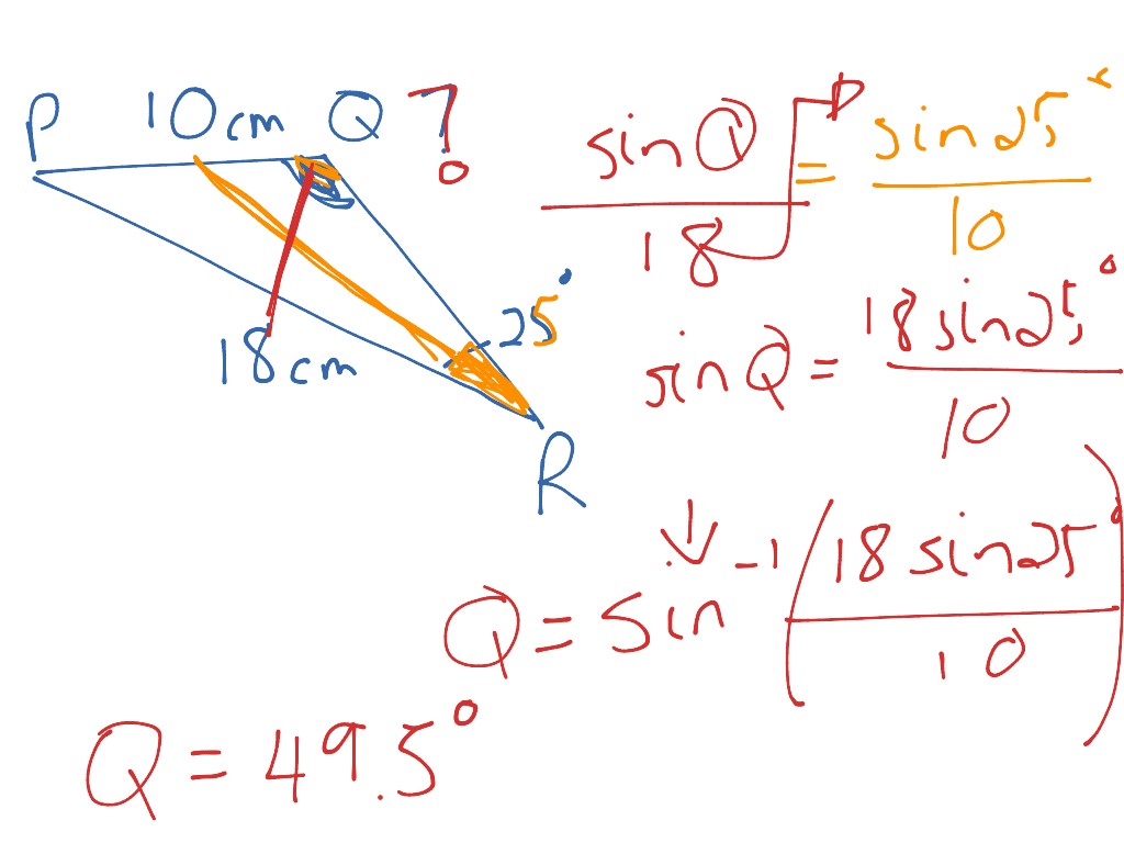 10 Sine Rule 2 Math Showme