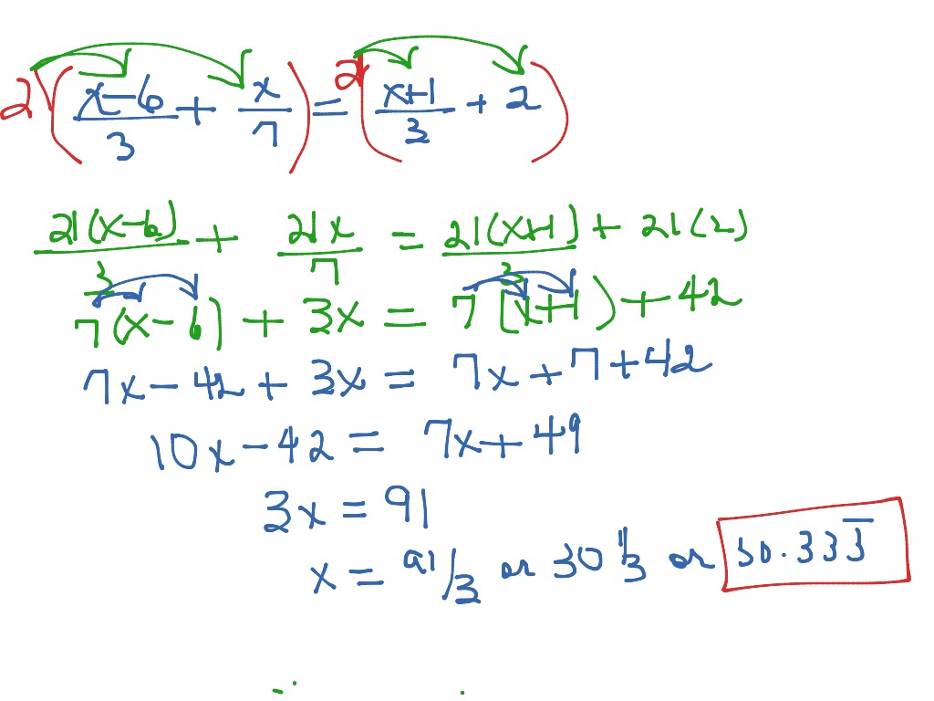 Topic - Linear Equations | ShowMe Online Learning