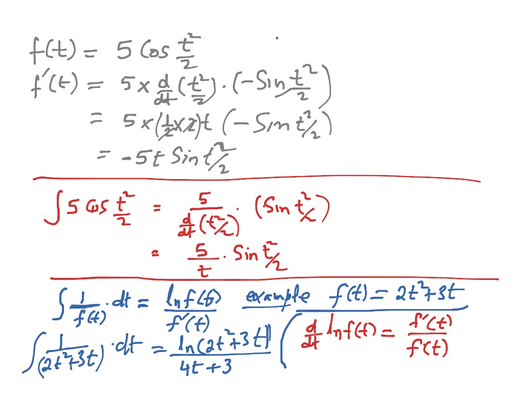 Derivative and integral in physics | Science, Kinematics, Physics | ShowMe