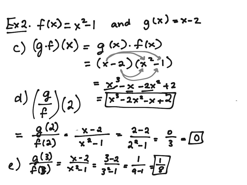 PC 1-5 (Day 1) Combination of Functions | Math, High School Math ...