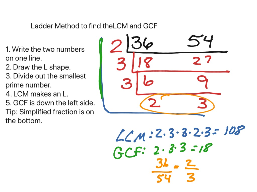 LCM CAKE (LADDER) METHOD CALCULATOR | Basic math, Lcm, Common multiples
