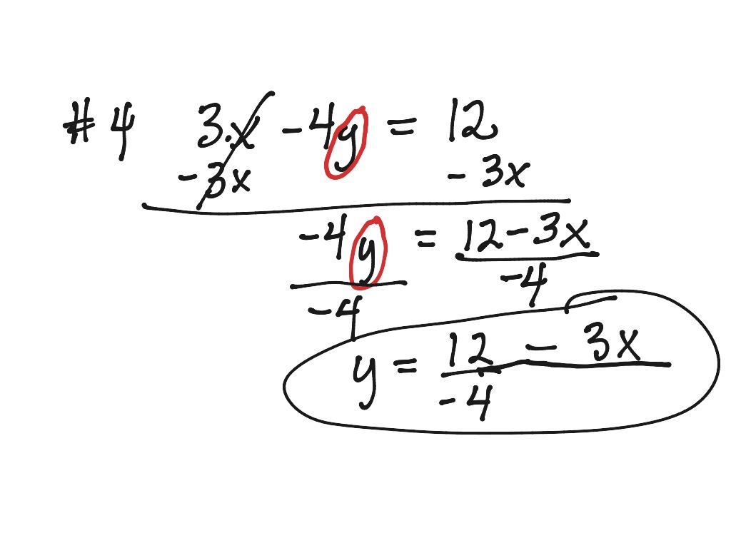 #4 | Math, Algebra, Linear Equations | ShowMe