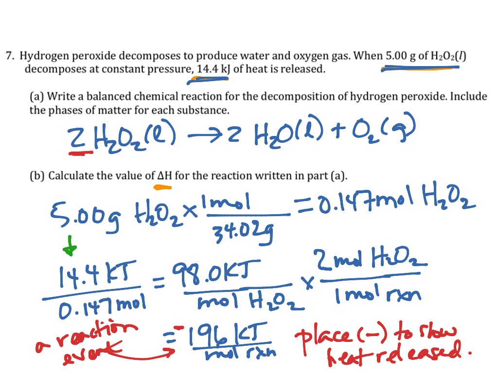 Unit 6 Sections 5.3-5.4 Thermochem | Science | ShowMe