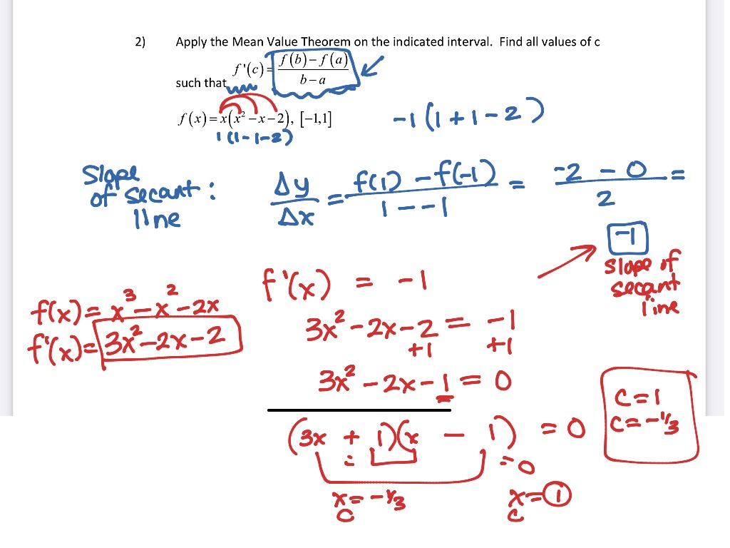 #2 practice test | Math, Calculus | ShowMe