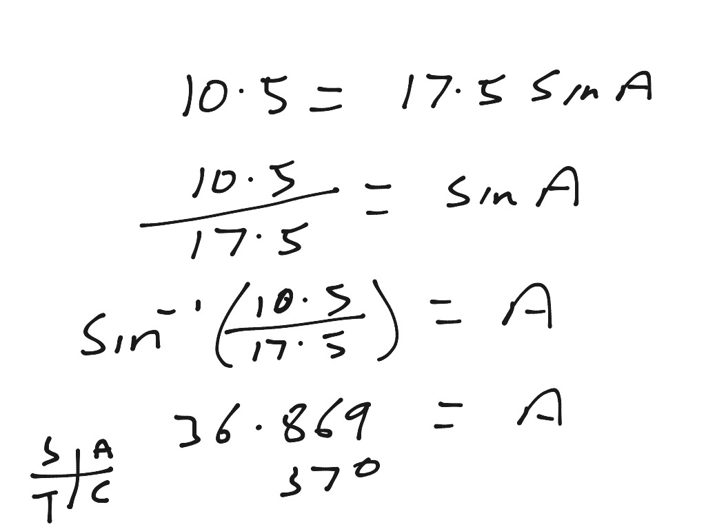 Finding the area of triangle trig formula | Math, Trigonometry, Trig ...