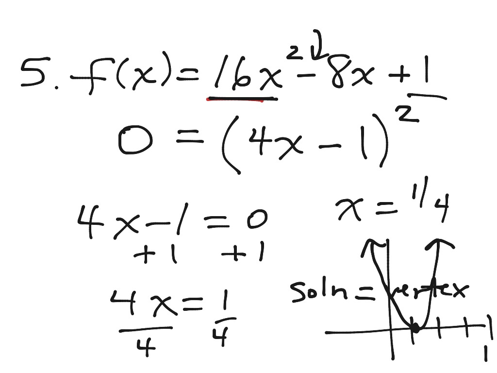 Solve by Factoring Special Cases | Math, Algebra, Quadratic Equations ...