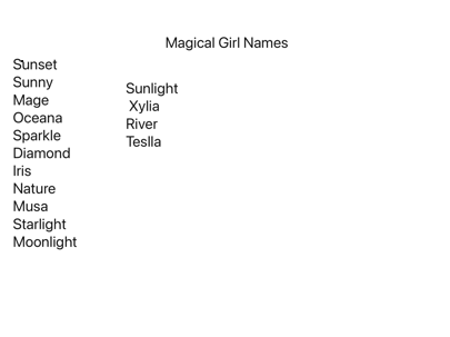 magical names for males