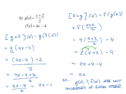 5/26 Proving Inverses Practice Answer Key | Math, Algebra | ShowMe