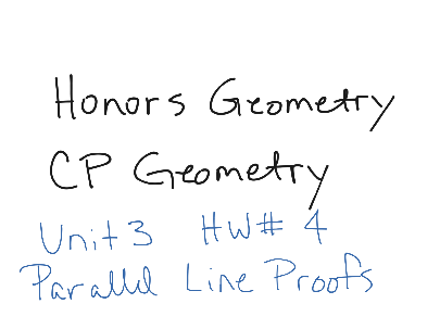 unit 3 homework 4 parallel line proofs