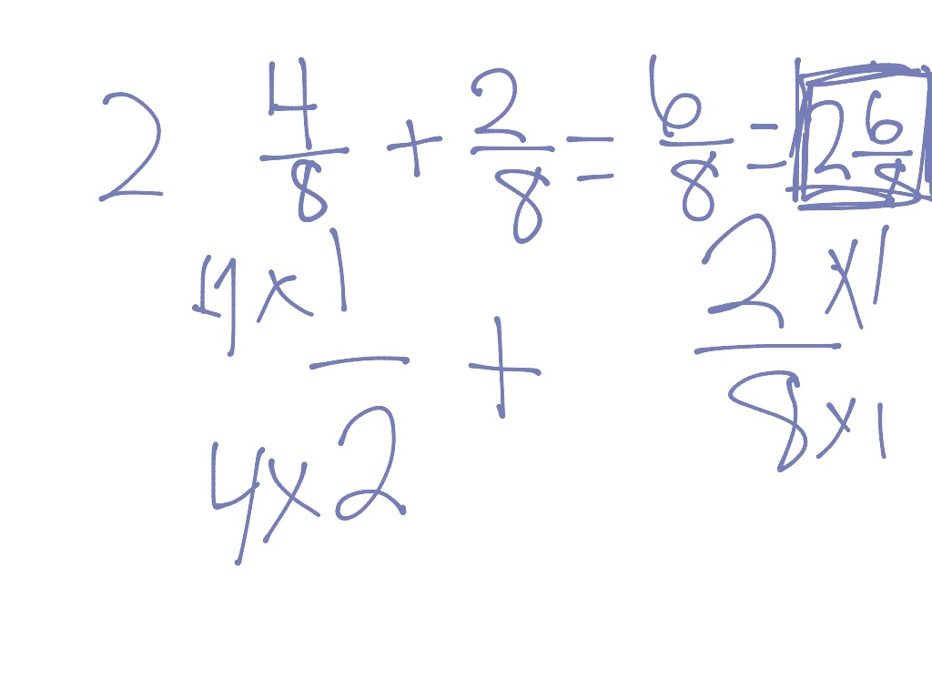 adding fractions | Math, Calculus, Limits | ShowMe