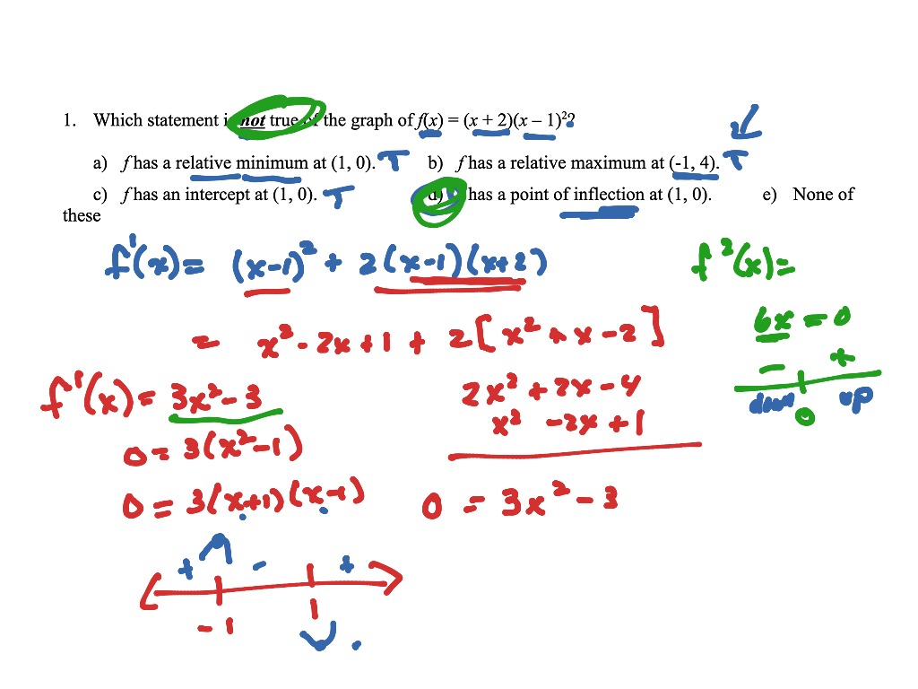 t3 p1 | Math, Calculus, Application of Differentiation | ShowMe