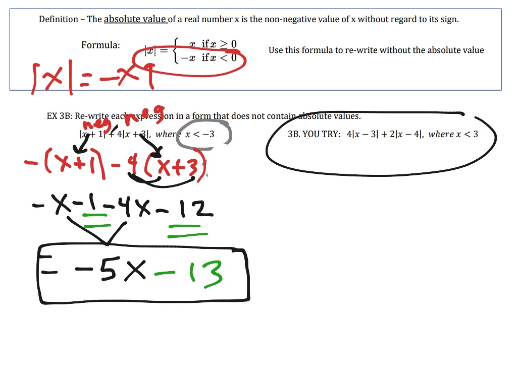 A Value Definition Math