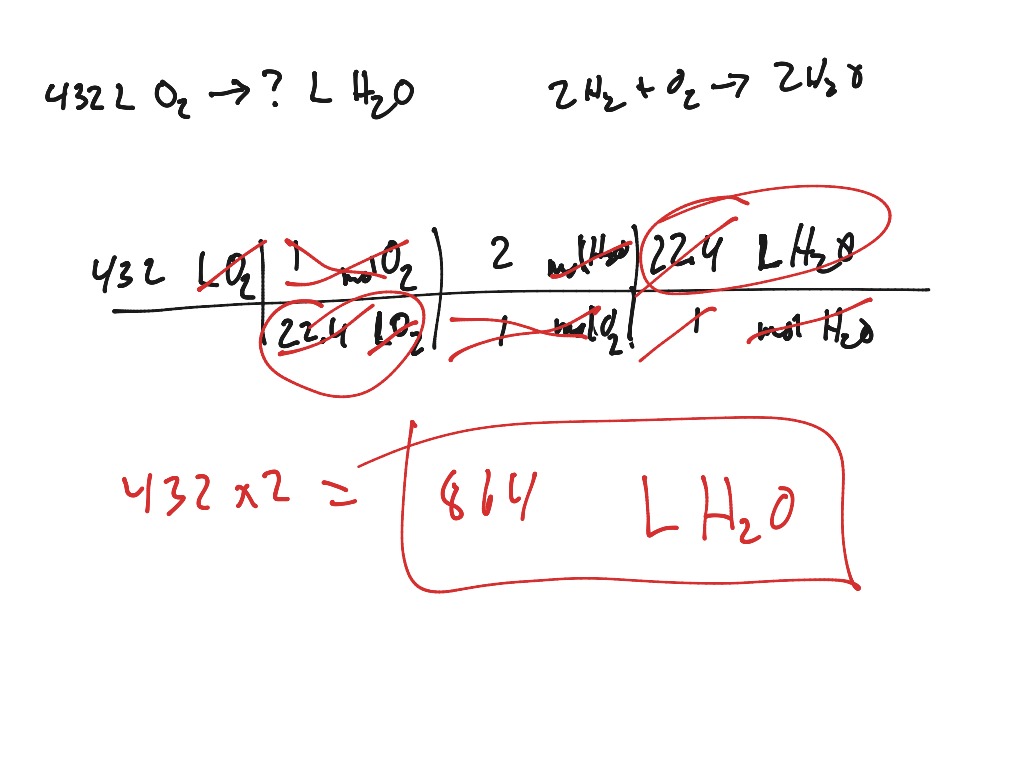 Gas Stoichiometry | Science, Chemistry | ShowMe