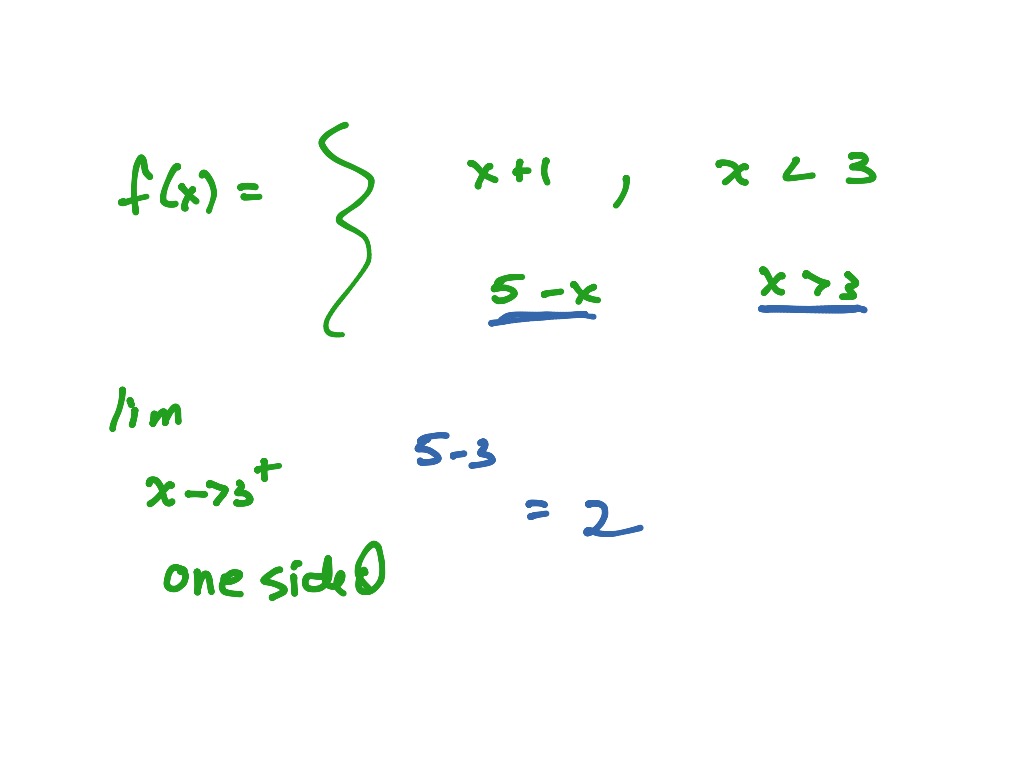 1 3 Limits Part 3 Math Calculus Limits Ap Calc Limits Showme