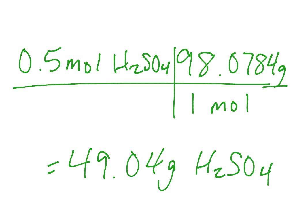 M And Mole Calculations Science Chemistry Stoichiometry Showme 5393